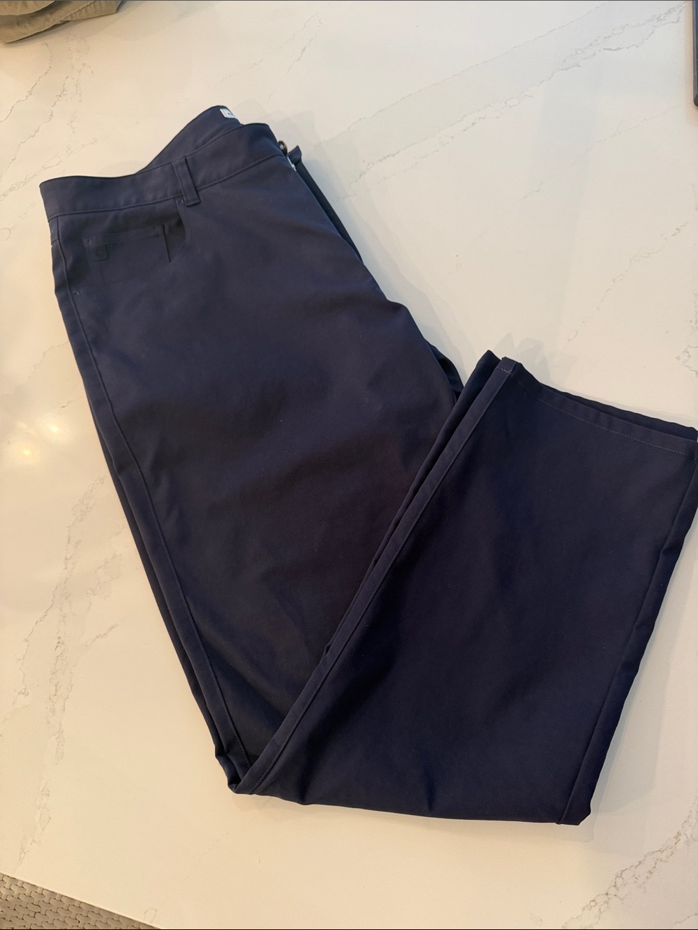 Peter Millar Navy Straight performance pants